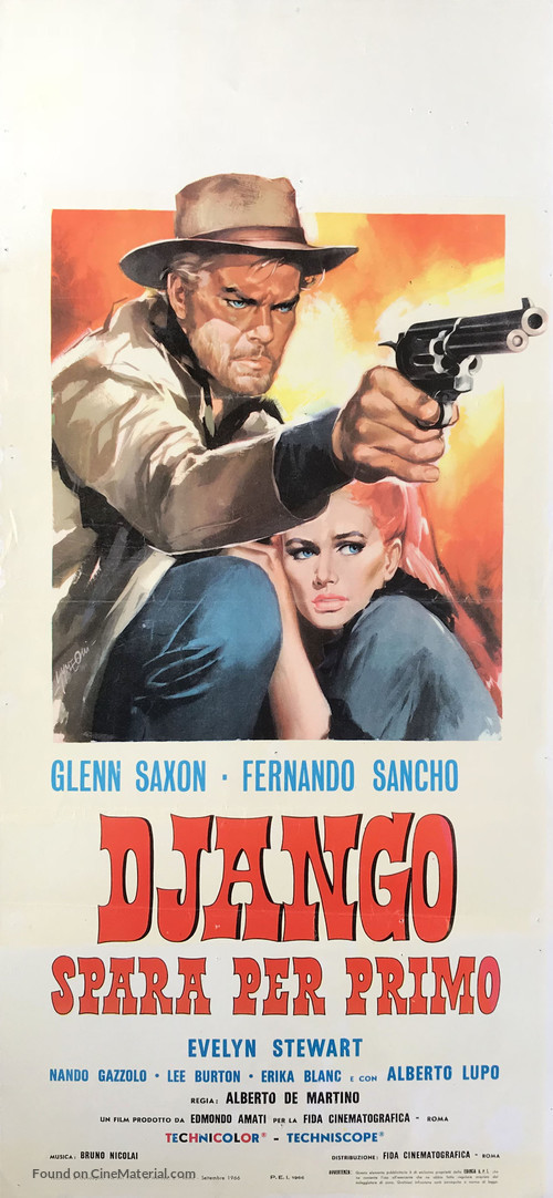 Django spara per primo - Italian Movie Poster