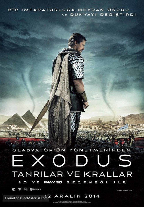 Exodus: Gods and Kings - Turkish Movie Poster