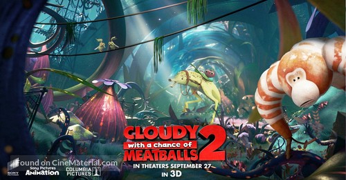 Cloudy with a Chance of Meatballs 2 - Movie Poster