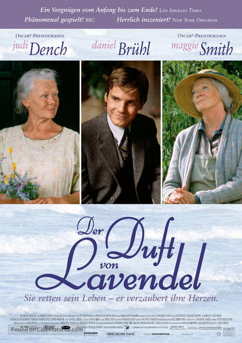 Ladies in Lavender - German Movie Poster
