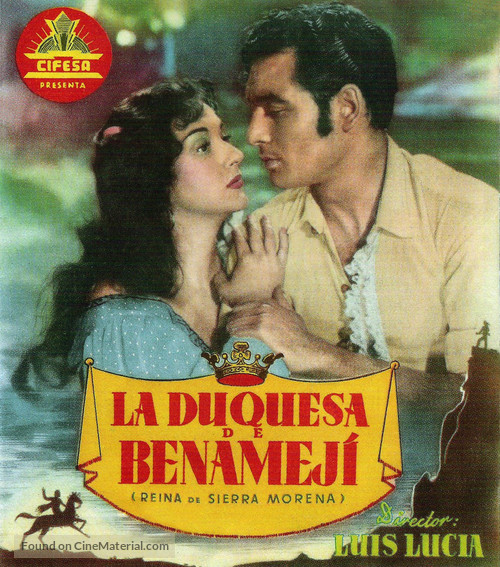 La duquesa de Benamej&iacute; - Spanish Movie Poster