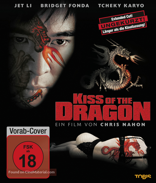 Kiss Of The Dragon - German Blu-Ray movie cover