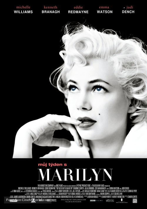 My Week with Marilyn - Czech Movie Poster