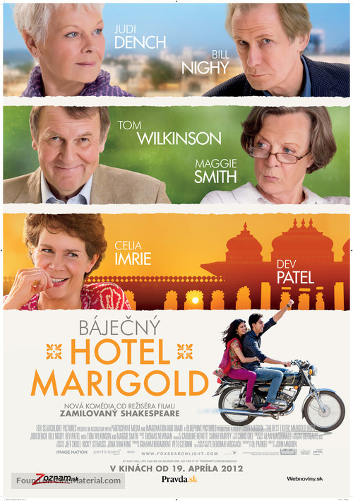 The Best Exotic Marigold Hotel - Slovak Movie Poster