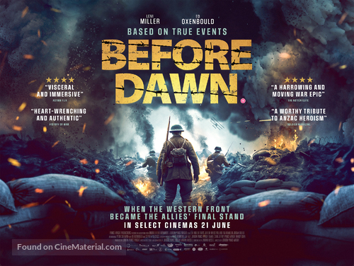 Before Dawn - British Movie Poster