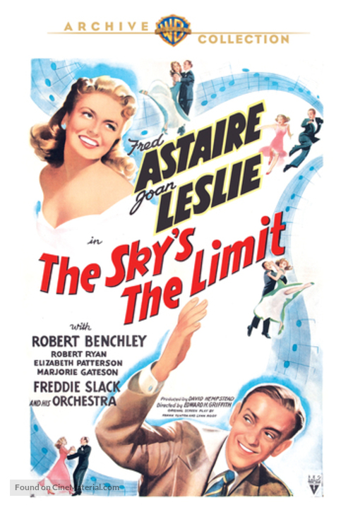 The Sky&#039;s the Limit - DVD movie cover