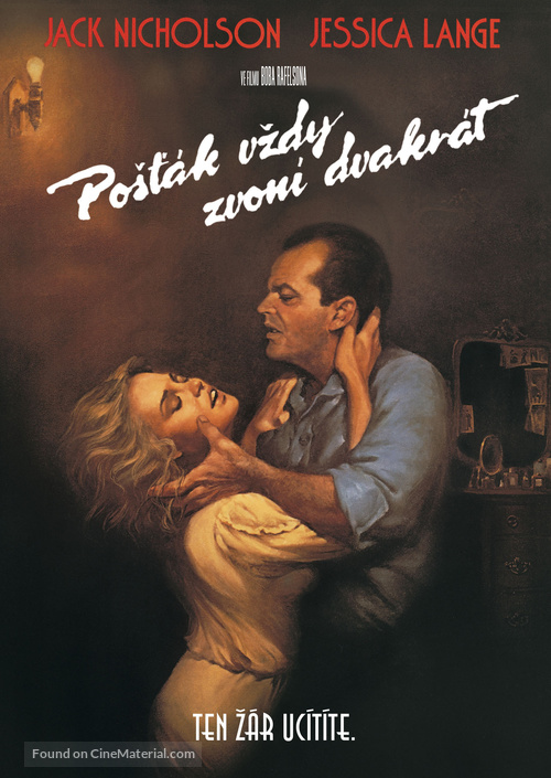 The Postman Always Rings Twice - Czech DVD movie cover
