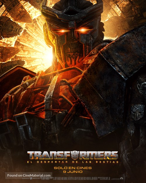 Transformers: Rise of the Beasts - Spanish Movie Poster