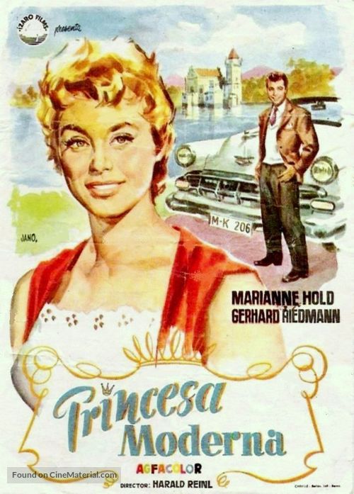 Die Prinzessin von St. Wolfgang - Spanish Movie Poster