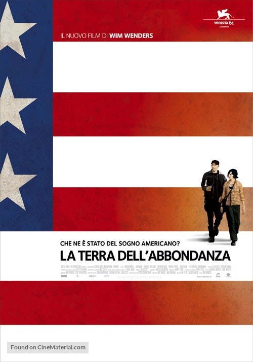 Land of Plenty - Italian Movie Poster