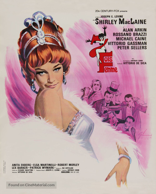 Woman Times Seven - French Movie Poster