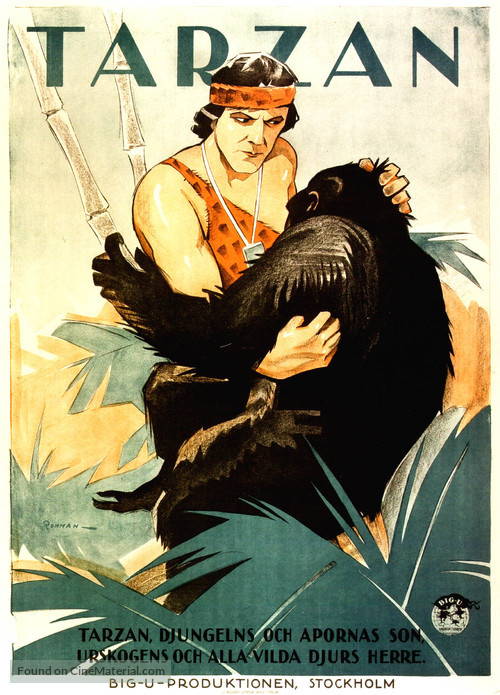 Tarzan the Mighty - Swedish Movie Poster