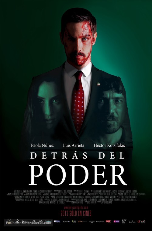 Detr&aacute;s del Poder - Mexican Movie Poster