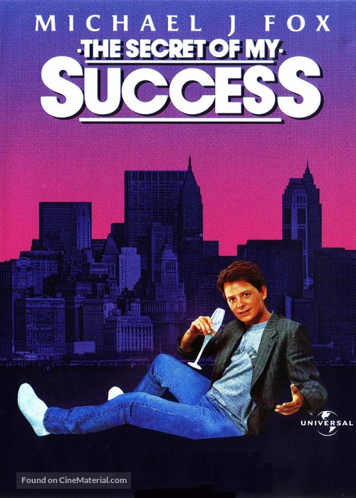 The Secret of My Success - DVD movie cover