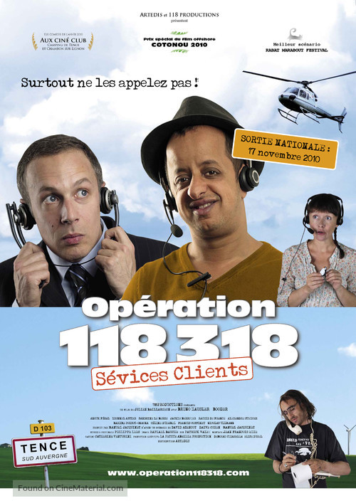 Op&eacute;ration 118 318 s&eacute;vices clients - French Movie Poster