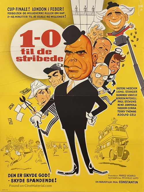 Sette volte sette - Danish Movie Poster