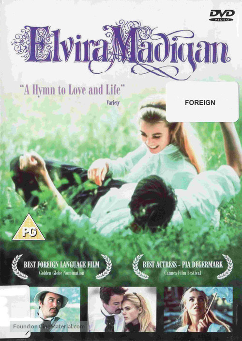 Elvira Madigan - British Movie Cover