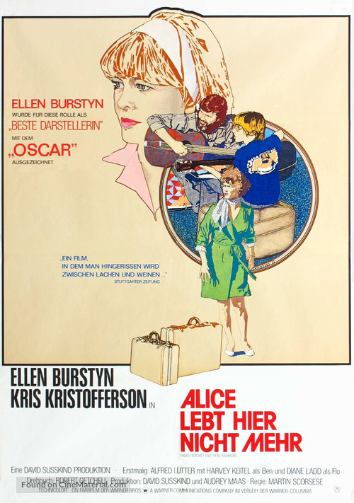 Alice Doesn&#039;t Live Here Anymore - German Movie Poster