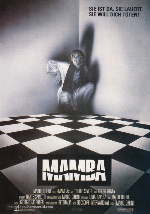 Mamba - German Movie Poster