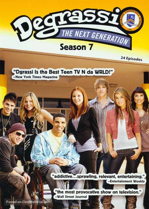 &quot;Degrassi: The Next Generation&quot; - Canadian DVD movie cover