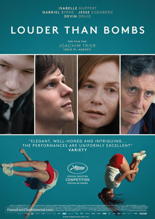 Louder Than Bombs - Dutch Movie Poster