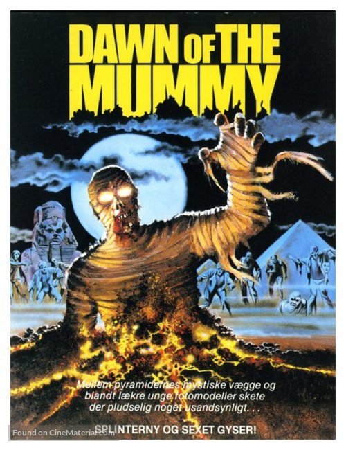 Dawn of the Mummy - Danish Movie Poster