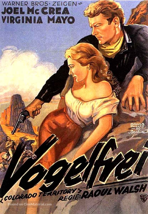 Colorado Territory - German Movie Poster