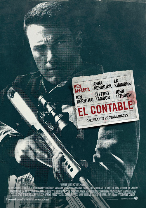 The Accountant - Spanish Movie Poster