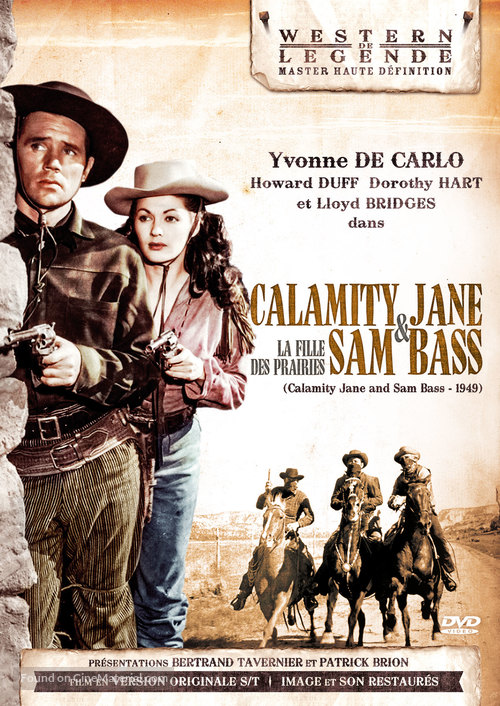 Calamity Jane and Sam Bass - French Movie Cover