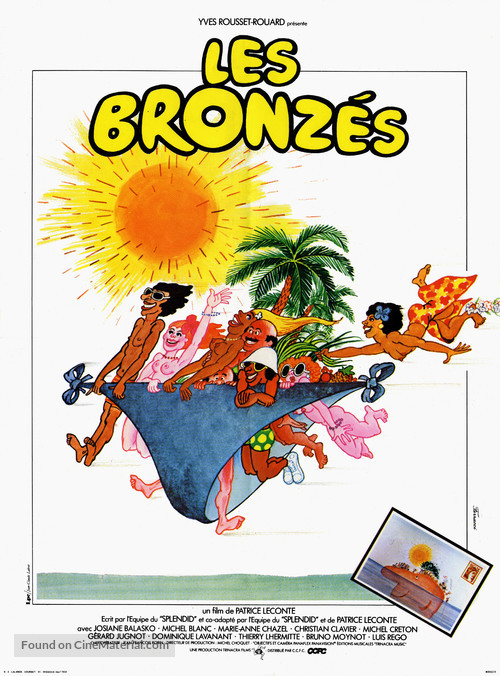 Les bronz&eacute;s - French Movie Poster