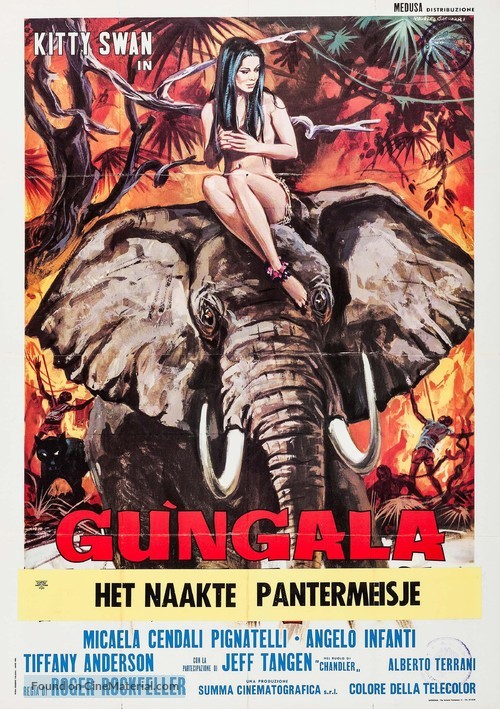 Gungala la pantera nuda - Italian Movie Poster