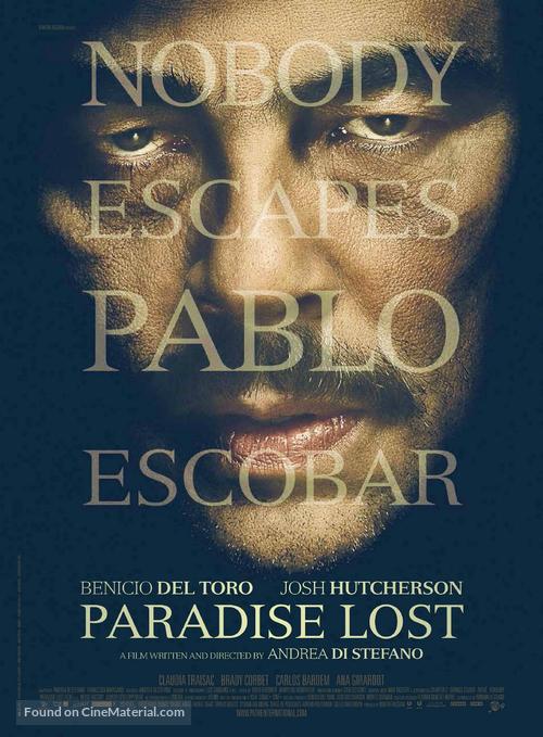 Escobar: Paradise Lost - French Movie Poster