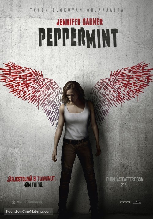 Peppermint - Finnish Movie Poster