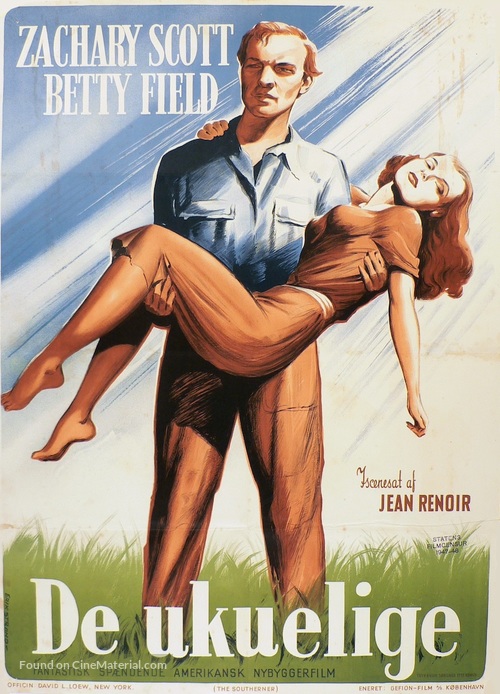 The Southerner - Danish Movie Poster