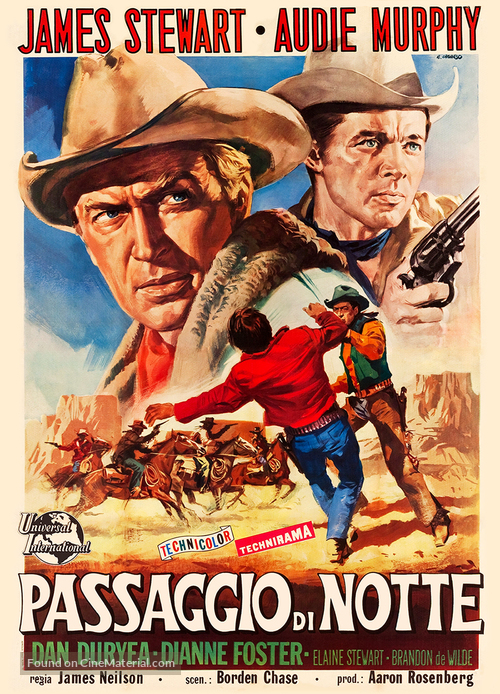 Night Passage - Italian Movie Poster