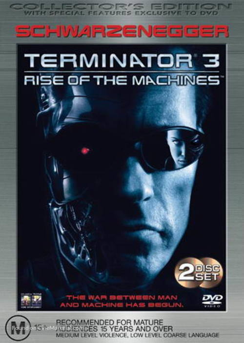 Terminator 3: Rise of the Machines - Australian DVD movie cover