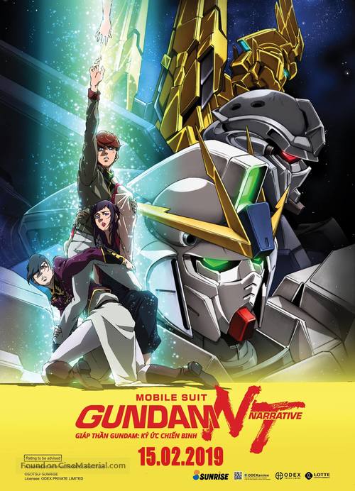Mobile Suit Gundam Narrative - Vietnamese Movie Poster