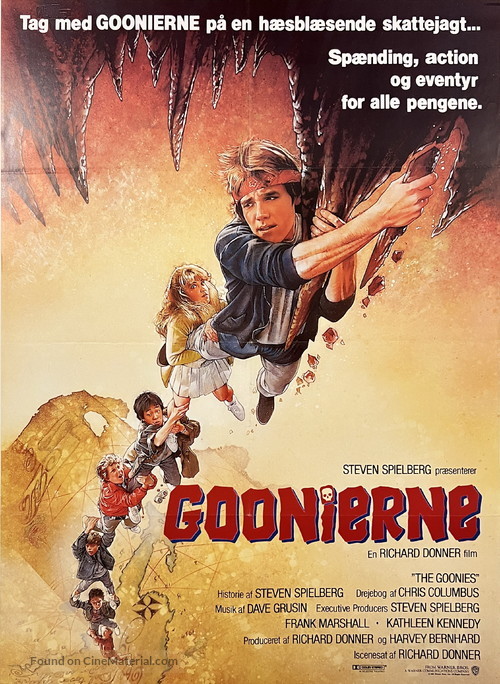 The Goonies - Danish Movie Poster