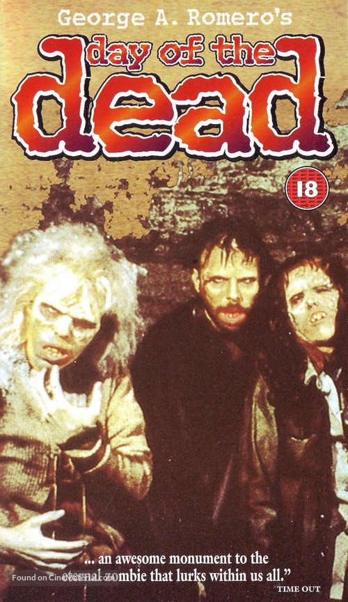 Day of the Dead - British VHS movie cover