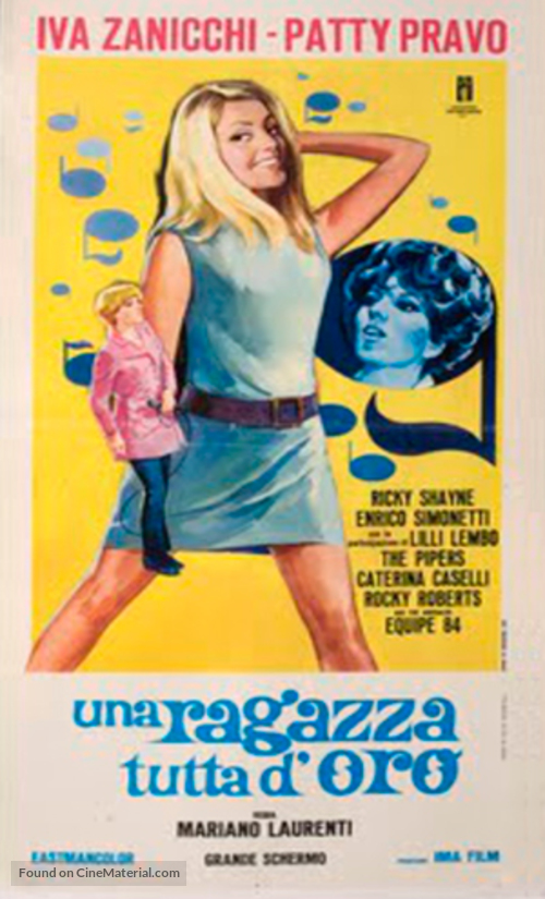 Una ragazza tutta d&#039;oro - Italian Movie Poster