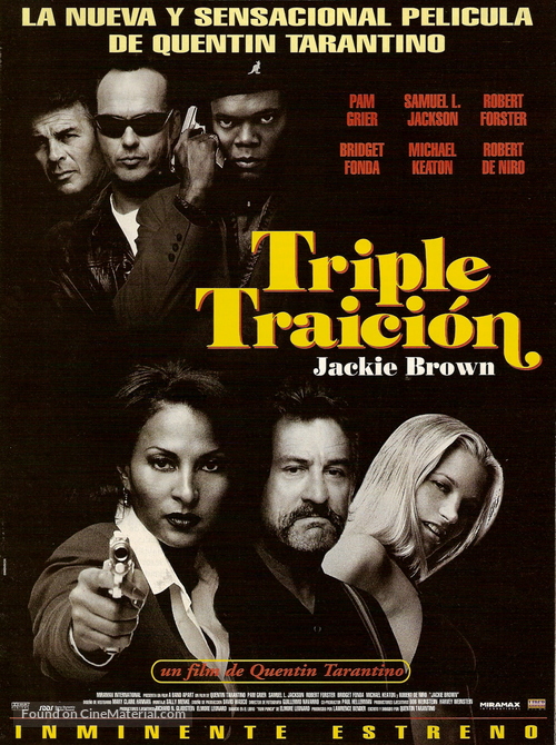 Jackie Brown - Argentinian Advance movie poster
