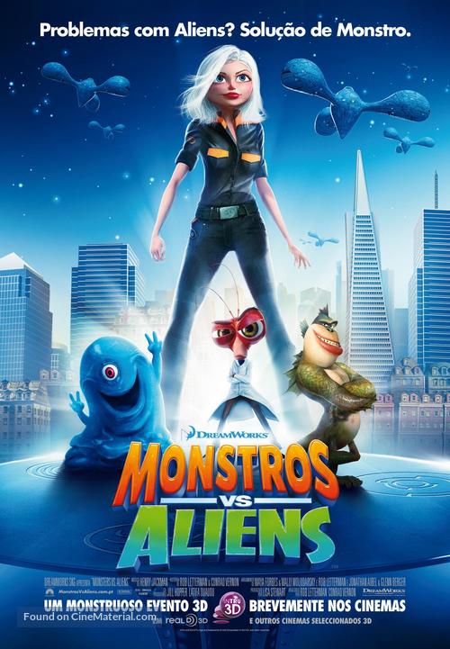 Monsters vs. Aliens - Portuguese Movie Poster