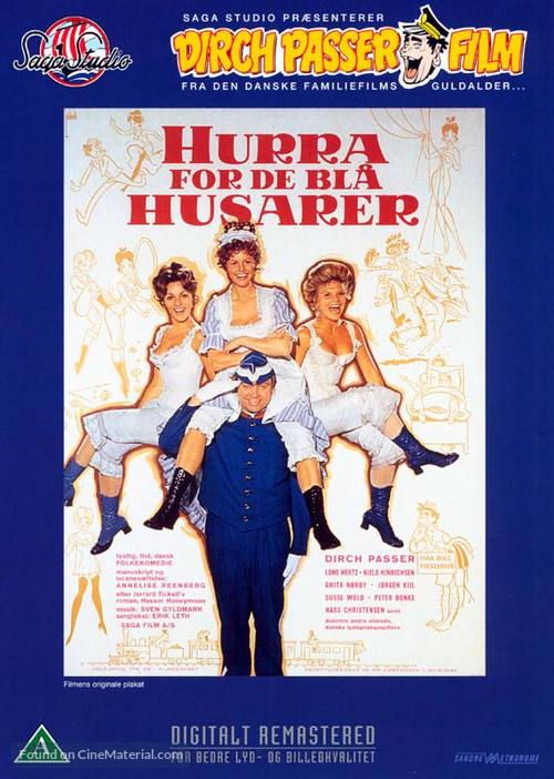 Hurra for de bl&aring; husarer - Danish DVD movie cover