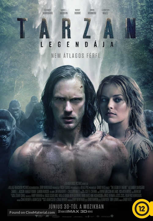 The Legend of Tarzan - Hungarian Movie Poster