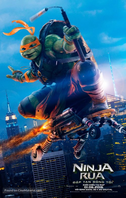 Teenage Mutant Ninja Turtles: Out of the Shadows - Vietnamese Movie Poster