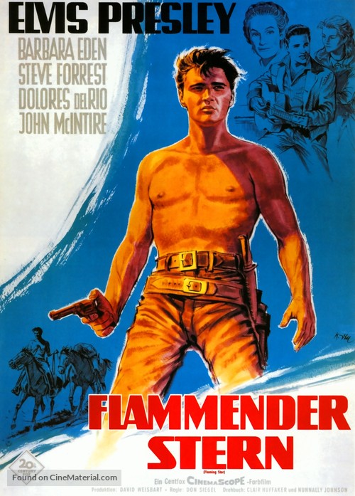 Flaming Star - German Movie Poster