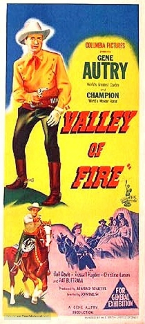 Valley of Fire - Australian Movie Poster