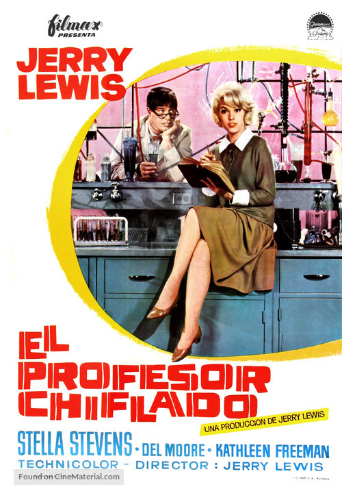 The Nutty Professor - Spanish Movie Poster