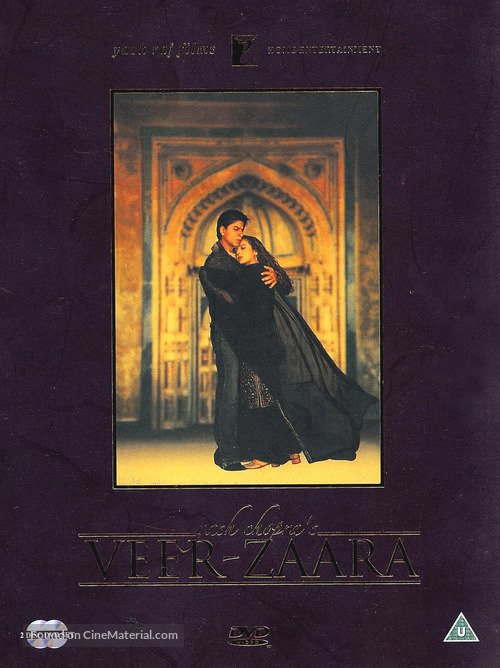 Veer-Zaara - British DVD movie cover
