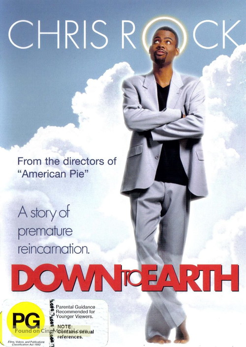 Down To Earth - New Zealand DVD movie cover